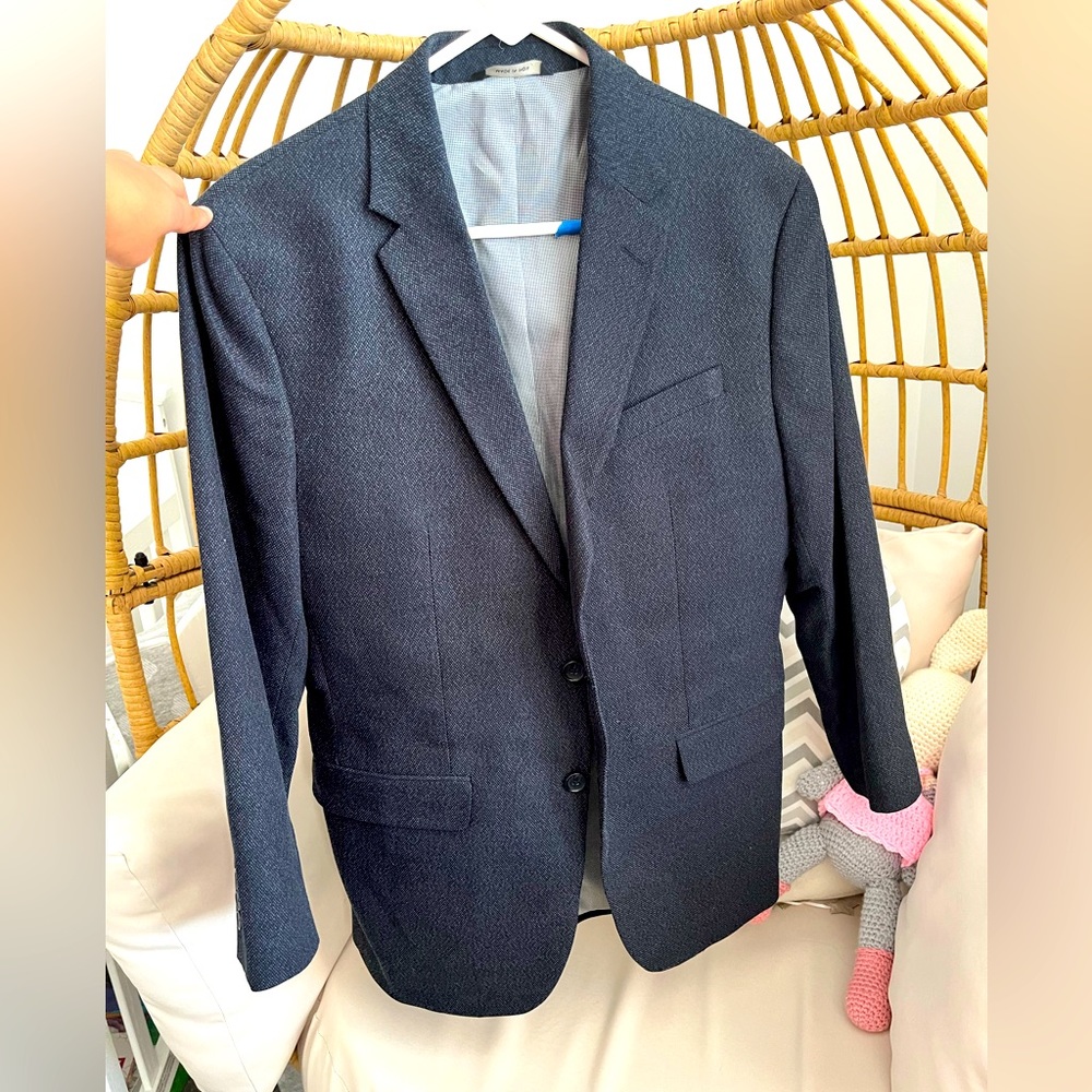 Banana republic navy blue slim fit men’s blazer size 40R